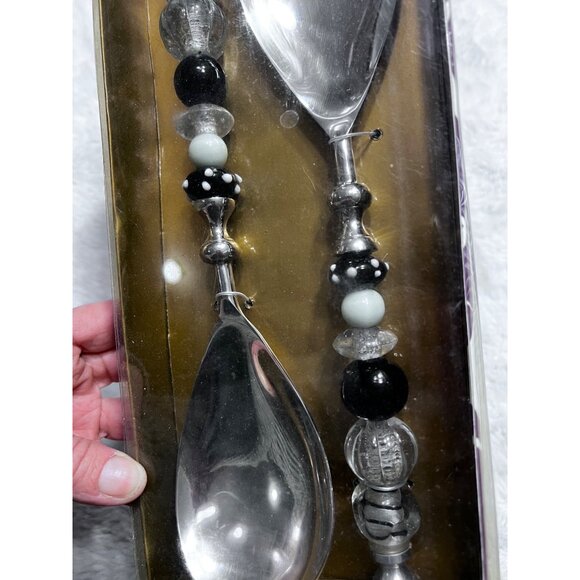 Biltmore large serving set spoon fork multicolored - Picture 4 of 5